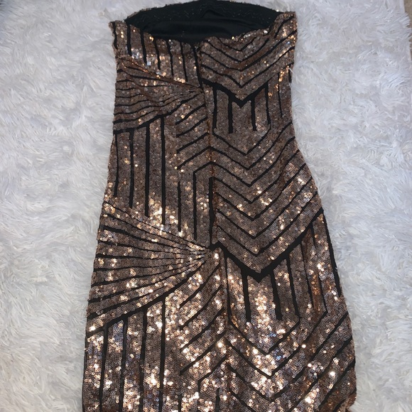 Fashion Nova Sparkly Mini Dress - Picture 2 of 3